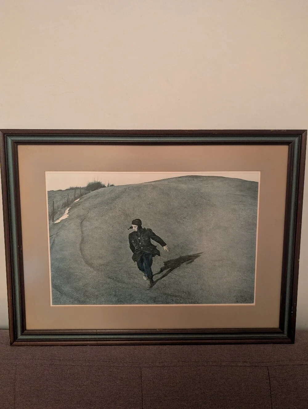 Andrew Wyeth framed print. Andrew Wyeth: Winter 20x15 Framed Art Print